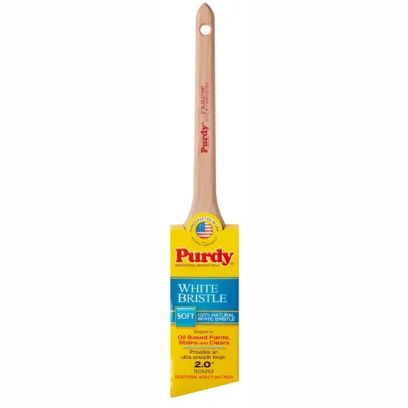 PURDY 144024420 2" White Bristle Adjutant™ Angle Sash Paint Brush