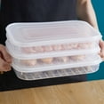 thumbnail image 4 of HEVIRGO Clear Food Storage Box with Lid PP Seafood Fish Refrigerator Organizer Kitchen Tools Clear PE PP, 4 of 8