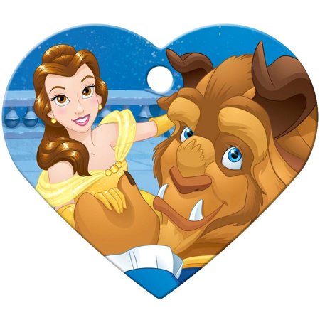 UPC: 0736511006834 | Belle Large Heart Disney Princess Pet ID Tag – Beauty and the Beast