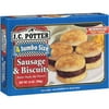 J.C. Potter Sausage & Biscuits Sandwiches, 14 oz, 4 Ct