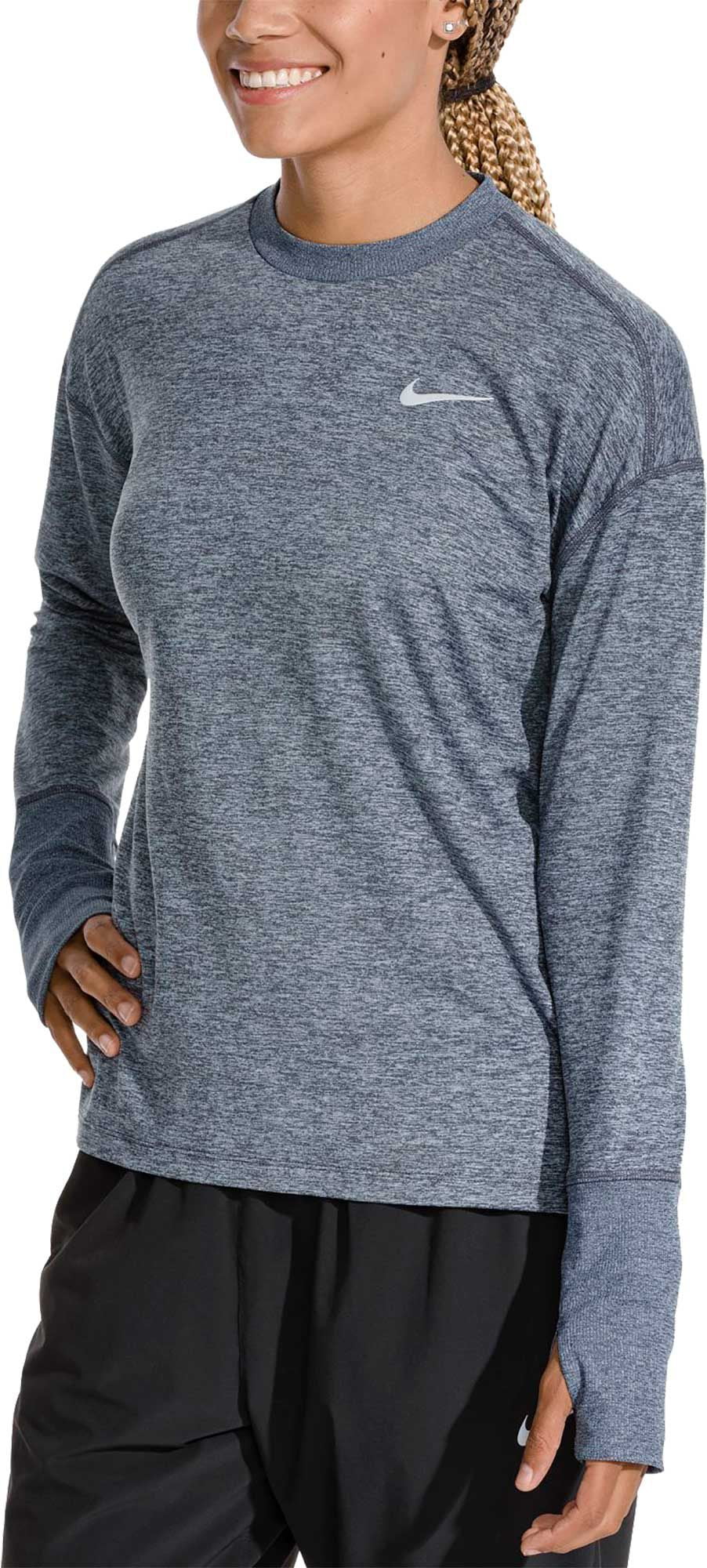 nike women's element long sleeve running shirt