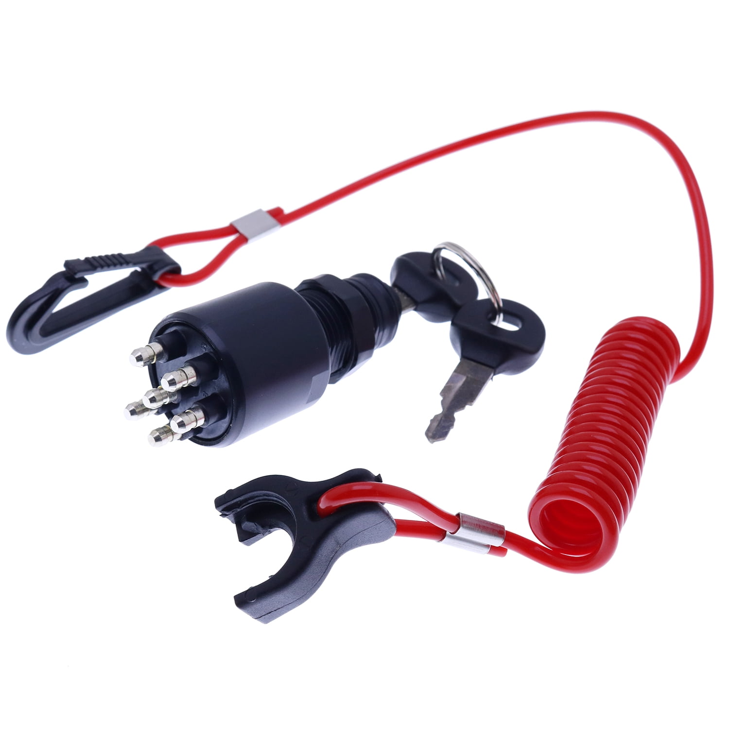 Ignition Switch W/Key 175974 5005801 For OMC Johnson Evinrude BRP 40-200HP Outboard Motor