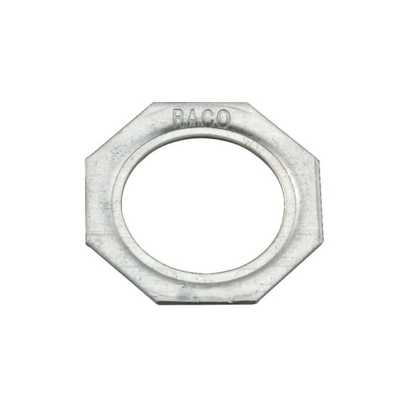 Conduit Fitting Reducing Washer, 1 in x 3/4 in, Steel, Zinc Plated, Silver