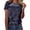 Grey, variant on Womens Clothes Kelon Womens Summer Tops Short Sleeve Shirts Crew Neck Velvet Fashion Tunics Trendy Flowy Clothing Vacation Clothes Cruise Outfits, XL