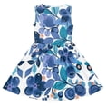thumbnail image 3 of MEZZALL Girls Flower Print Sleeveless Dress With Pockets Cute Casual Summer Play For Toddler Kids O-Neck Soft Dresses, 3 of 4