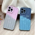 thumbnail image 2 of Gradient Color Cute Love Heart Lucky Water Ripple Soft Phone Case Compatible with iPhone Case (Blue,iPhone 12 Pro Max), 2 of 6