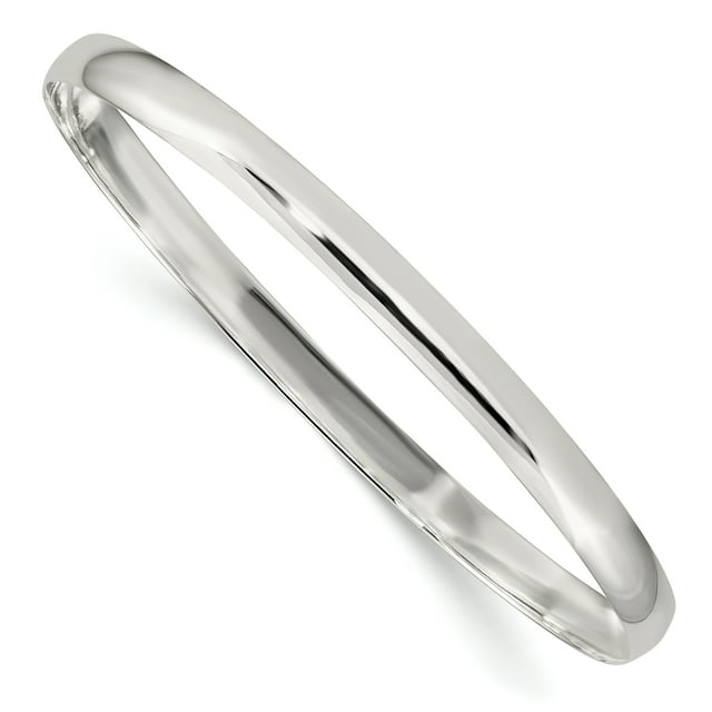 Bracelet Jonc à Enfiler en Argent Sterling 925 4,5 mm