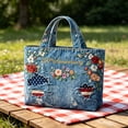 thumbnail image 3 of Large Capacity Handbag for Women Patriotic Tote Bag with Shoulder Strap Travel Gym Beach Shopping Carry on Bags 250 Years Anniversary Independence Day Gift, 3 of 5