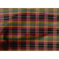 thumbnail image 3 of oneOone Cotton Cambric Fabric Madras Check Decor Fabric Printed BTY 56 Inch Wide, 3 of 3