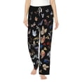 thumbnail image 2 of Lsque Butterfly1 Print Women's Pajama Pants, Lounge Pant - Comfortable Home Wear,Elastic Waistband, Stylish Design-X-Large, 2 of 9