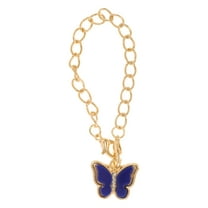 Unique Bargains 1 Pc Butterfly Cup Chain Charm Water Cup Pendant Blue Alloy