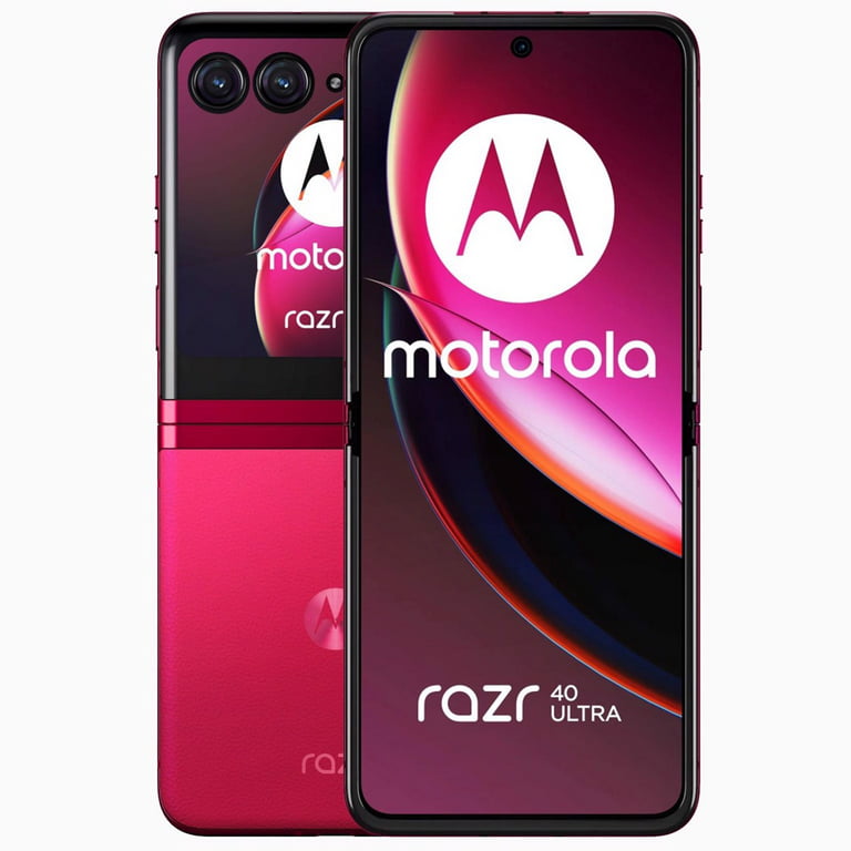 Motorola Razr 40 Ultra Dual-SIM 256GB ROM + 8GB RAM (Only GSM  No CDMA)  Factory Unlocked 5G Smartphone (Red) - International Version 
