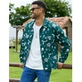 thumbnail image 3 of Christmas Jean Jacket Men Trucker Unlined Coats Xmas Printed Tops Stocking Stuffers for Man, 3 of 8