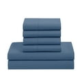 thumbnail image 5 of Luxury 7 Piece Bed-in-a-Bag Down Alternative Comforter and Sheet Set - Denim - Queen, 5 of 5