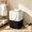 B, variant on Two-Tone Black White Spliced Fabric Laundry Hamper, Foldable 75L Large Clothes Storage Basket with Reinforced Carry Handles, Portable Tall Square Organizer Bin