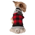 thumbnail image 1 of Holiday Time Buffalo Check avec pull pour chien à poche, 1 of 3