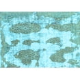 thumbnail image 1 of Ahgly Company Indoor Rectangle Abstract Light Blue Modern Area Rugs, 8' x 10', 1 of 4