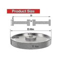 thumbnail image 3 of Cbn Grinding Wheel, 8 Inch Dia X 1 Inch Wide X 5/8 Inch Bore For Sharpening Woodturning Tools,bench Grinders (180 Grit), 3 of 5