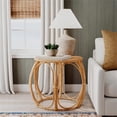 thumbnail image 3 of Butler Specialty Company Savannah Woven Rattan Round End Table - Natural, 3 of 9