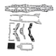 thumbnail image 1 of Juego de Chasis de Coche RC Accesorios de Actualización de Coche RC de Fibra de Carbono y Aluminio para 3RACING D5S Lite 1/10 Reemplazo Plata SSG, 1 of 12