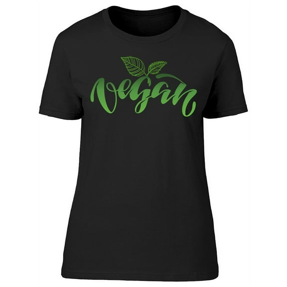 Vegan Eco Lettering T-Shirt Women -Image by Shutterstock, Female XX-Large