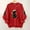 Red-2, variant on ChaoHeng Christmas Long Sleeve Women Women's Fashion Christmas Graphic Sweatshirt,Long Sleeve Crewneck Pullover