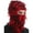 Red, variant on Distressed Balaclava Ski Mask,Motorcycle Cycling Sport Full Face Shiesty Mask for Winter,Windproof Fiber Skiing Snowboard Headwear Hat