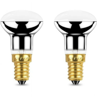 Pack of 2 30W E14 SES Edison Lava Lamp Reflector Bulbs, Warm White, 2700K, 250 Lumens