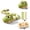 Green, variant on Magnetic Remote Control Snake Game, 2-Player Tabletop Racing Game with Magnetic Tail, LED Lights, Sound Effects, USB Rechargeable, Party Game for Friends & Families