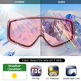 thumbnail image 2 of Gafas de esquí Findway Kids para niños y niñas de 3 a 14 años, 2 of 7