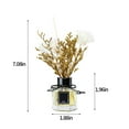 thumbnail image 3 of Qonioi Glass Flower Diffuser, 50ml Long Lasting Oil Freshener for Home Bathroom Decor, Aromatherapy Scented Diffuser, Room Perfume Dispenser, 3 of 7