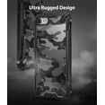 thumbnail image 3 of Ringke Fusion-X Case Compatible with iPhone 7, Transparent Hard Back Shockproof Advanced Bumper Cover - Camo Black, 3 of 9