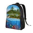 thumbnail image 2 of Balery Island And Coral Reef Mochila - Mochila Estilosa y Duradera para Laptop de 15 Pulgadas con Tela Oxford Impermeable, 2 of 8