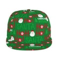 thumbnail image 2 of Balery Baseball Cap Flat Bill Hats for Men Adjustable Size for Running Workouts and Outdoor Activities All Seasons Dad Hat(Cute Santa ), 2 of 9
