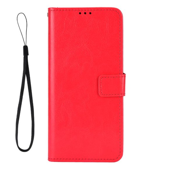 Funda tipo libro para Itel City 100 4G, cartera todo‑en‑uno, funda multifuncional con tarjetero y correa de muñeca desmontable