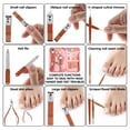 thumbnail image 4 of Nail Kit, Manicure Care Kit for Women, Pedicure Set, Clippers Toenail Professional Pink Travel Case, Set of 12., 4 of 5