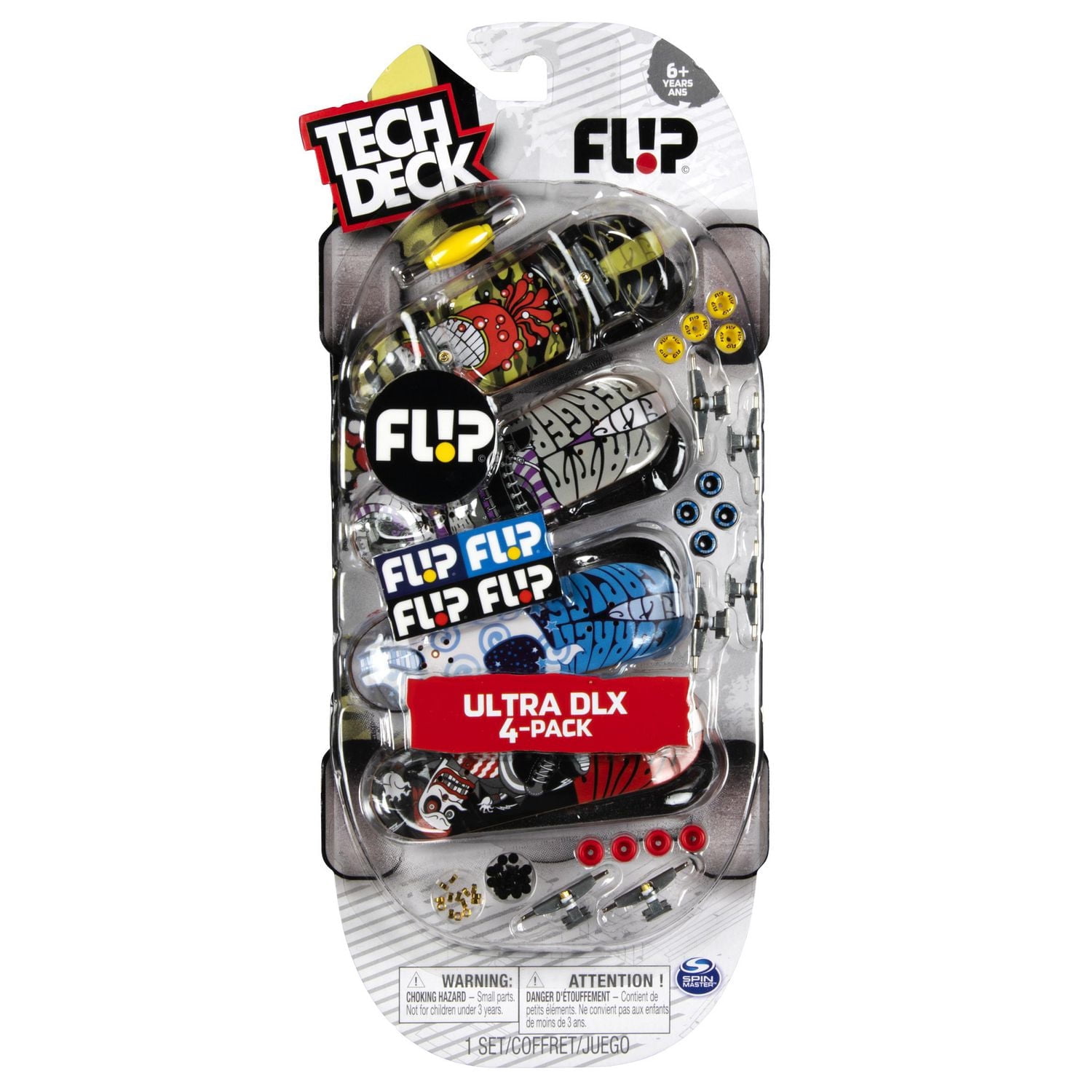 Tech Deck - 96mm Fingerboards - 4-Pack - Flip