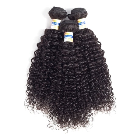 Yyong Hair Brazilian Virgin Hair Weaves Curly Hair Bundle Deals