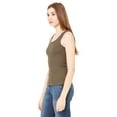 thumbnail image 3 of Bella + Canvas 4000 Women's 2x1 Rib Tank, 3 of 4