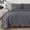 Blantyre - Grey, variant on 100% Cotton Matelasse Quilt Set, Victorian Medallion Reversible Lightweight Coverlet Queen 3 Piece All Season