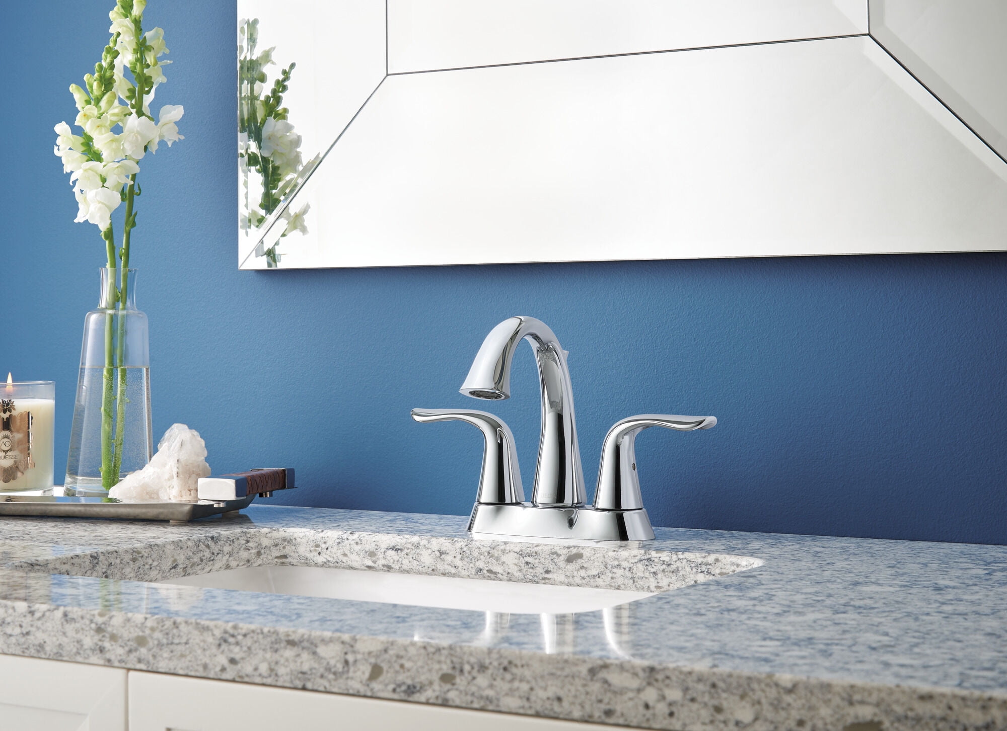Delta Chrome Bathroom Faucet 4 in.
