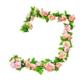 thumbnail image 4 of Flores artificiales Sunnimix Guirnalda de flores para telón de fondo, 4 of 8
