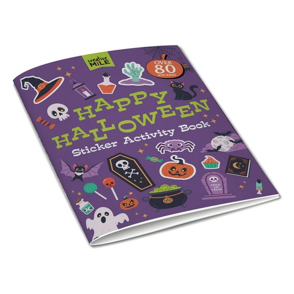 Happy Halloween Sticker Activity Book: Sticker Activity Book, (Paperback)