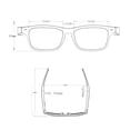 thumbnail image 2 of Muyoka Gafas de sol inalámbricas con Bluetooth Gafas inteligentes Bluetooth Oído abierto Música Manos libres Llamadas Gafas de sol impermeables Lente anti-azul Versión Bluetooth 5.0 con MIC y CVC Noi Muyoka Hogar, 2 of 7