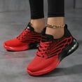 thumbnail image 2 of Chenyee Womens Casual Shoes Lightweight Slip On Sneakers Lace Up Knit Athletic Walking Shoes, 2 of 7