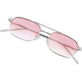 thumbnail image 4 of FEISEDY Fashion Square Aviator Sunglasses Women Men Classic Aviator Metal Frame Candy Color Glasses B1036, 4 of 15