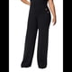 thumbnail image 1 of Pantalones de Vestir de Pierna para Mujer, de Cintura Alta, Elásticos, para Trabajo, Oficina, Negocios, Informales, con Bolsillos. Negro L, 1 of 7
