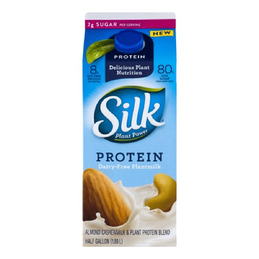 Silk Almond with Cashew Protein Milk, 64oz (pack of 6)