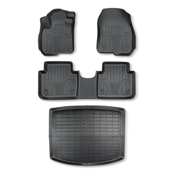 Findmall Tpe Anti-slip Mat for Carpets and Cargo Compartment Liner - Black Waterproof - Seasonal Replacement for Honda CR-V 2017-2022