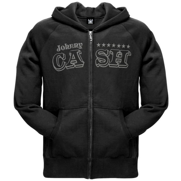 Johnny Cash - Stars Zip Hoodie - Medium